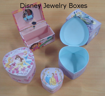 Cardboard Disney Music boxes