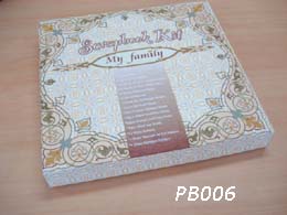 Scrapbooking Album Umzugskartons mit Deckel