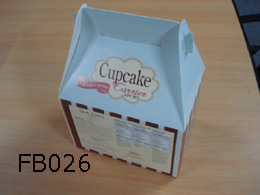 Faltkarte Cupcake Boxen