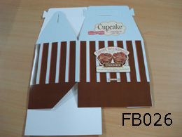 Faltkarte Cupcake Boxen